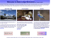 Desktop Screenshot of natalodgebotswana.com